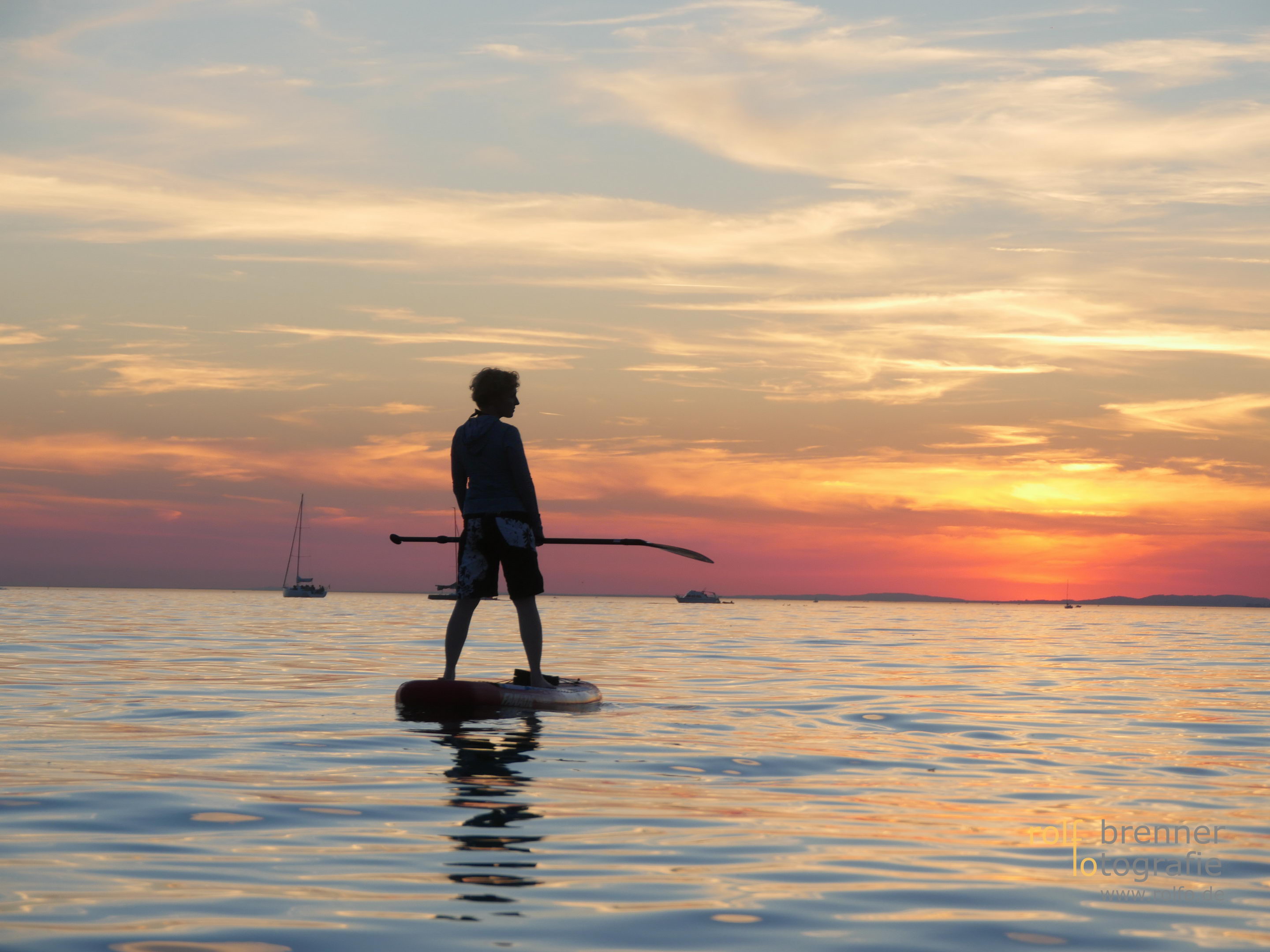 stand-up-paddling im Bodensee
