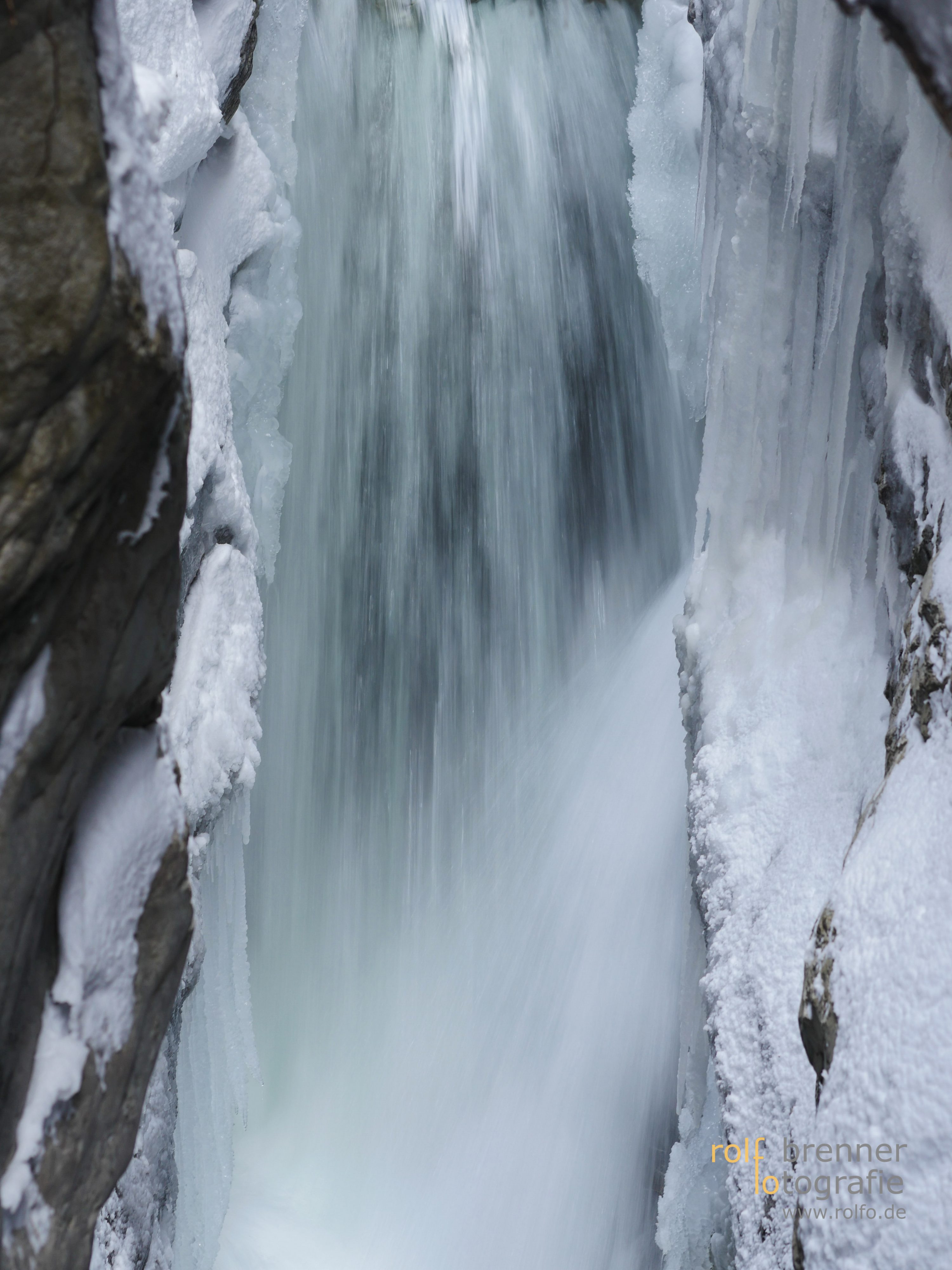 Wasserfall in der Breitachklamm bei Oberstdorf